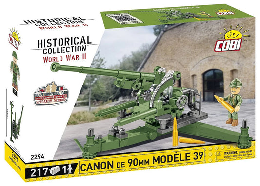 2294 COBI Historical Collection - World War II - Canon de 90 mm Modèle 1939