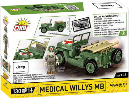 2295 COBI Historical Collection - World War II - Medical Willys MB