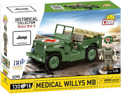 2295 COBI Historical Collection - World War II - Medical Willys MB