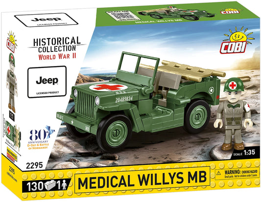 2295 COBI Historical Collection - World War II - Medical Willys MB