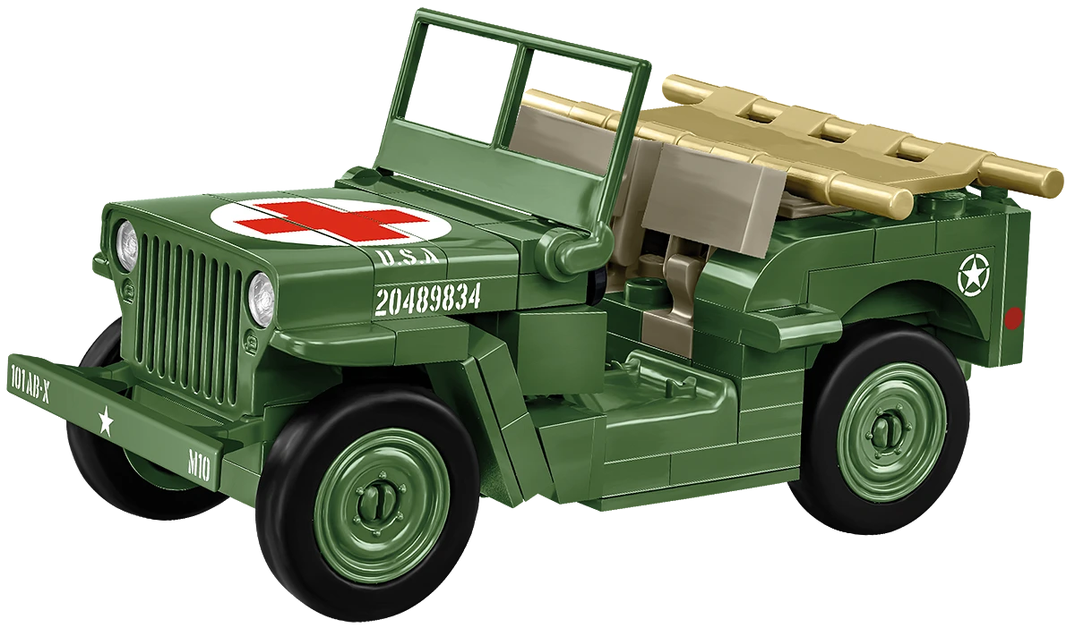 2295 COBI Historical Collection - World War II - Medical Willys MB