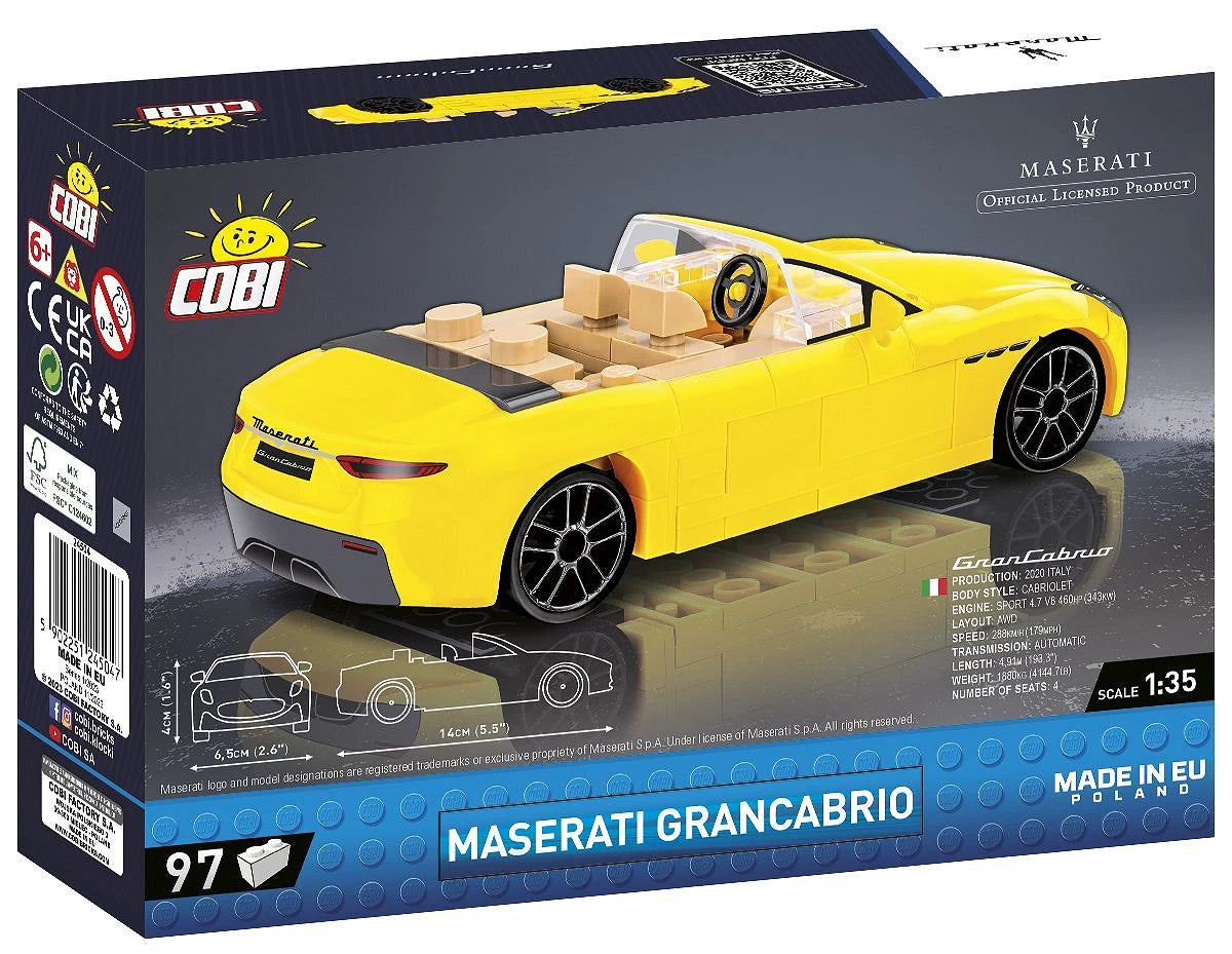 24504 COBI Licence - Maserati GranCabrio