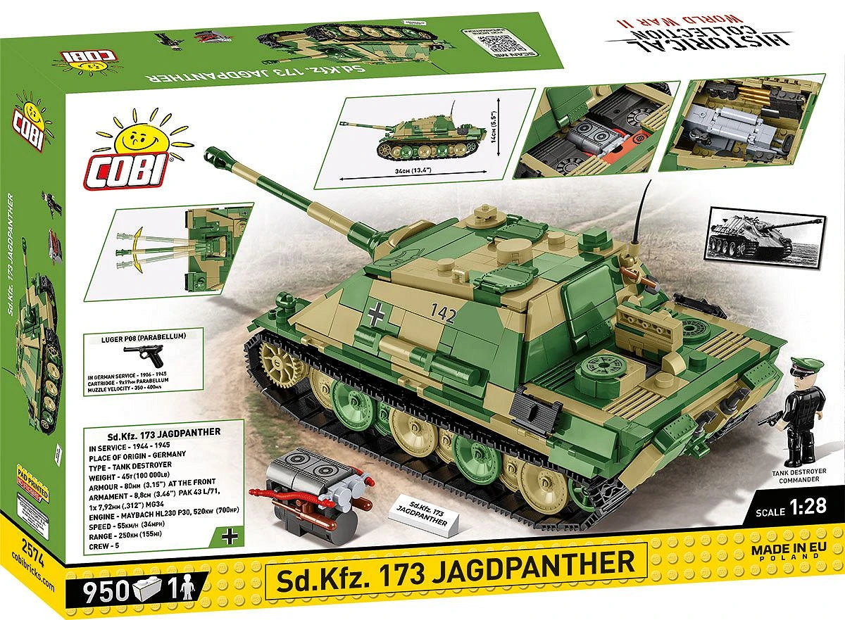 2574 COBI Historical Collection - World War II - Sd.Kfz.173 Jagdpanther