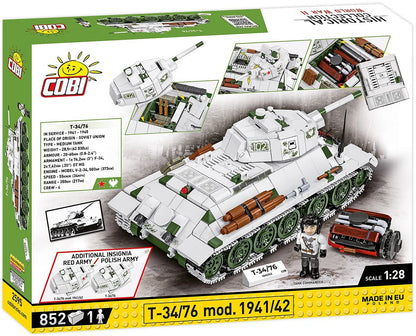 2595 COBI Historical Collection - World War II - T-34/76 mod. 1941/42