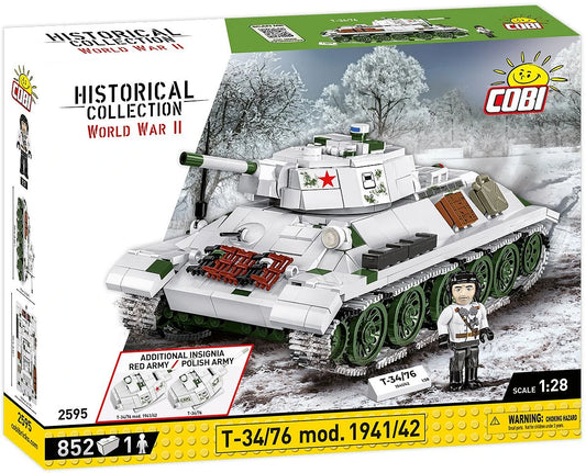 2595 COBI Historical Collection - World War II - T-34/76 mod. 1941/42