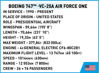 26610 COBI Licence - Boeing 747 Air Force One