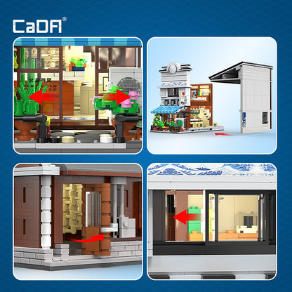 C66018W - CADA - Japanese Sushiya Shop - 1665 pcs