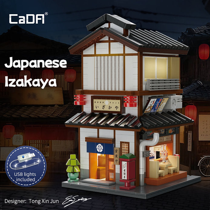 C66019W - CADA - Japanese Street Scene - Yakitori Izakaya - 1195 pcs