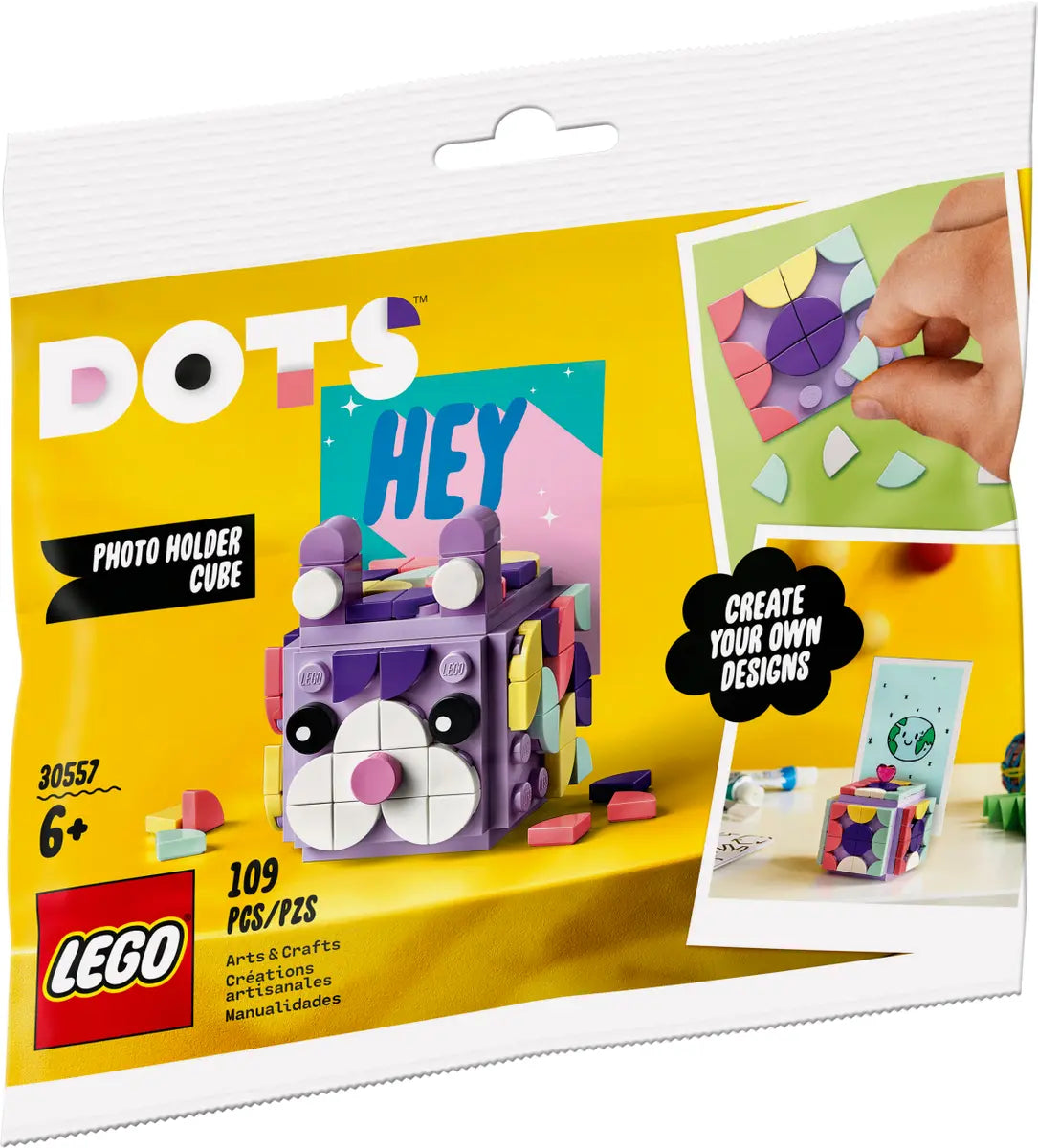 30557 LEGO Polybag DOTS - Cubo portafoto