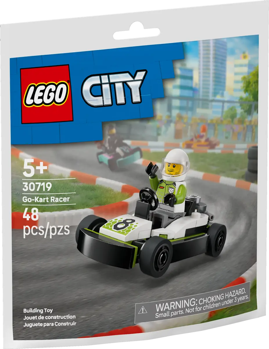 DISPONIBILE DA GENNAIO 2026 - 30719 LEGO Polybag City - Pilota di Go-Kart