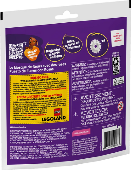 DISPONIBILE DA GENNAIO 2026 - 30721 LEGO Polybag Friends - Bancarella di fiori con rose