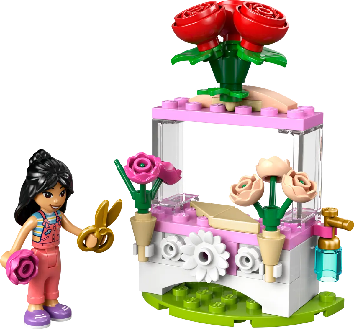 DISPONIBILE DA GENNAIO 2026 - 30721 LEGO Polybag Friends - Bancarella di fiori con rose
