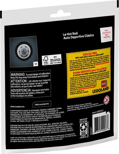 DISPONIBILE DA GENNAIO 2026 - 30735 LEGO Polybag Technic - Hot Rod