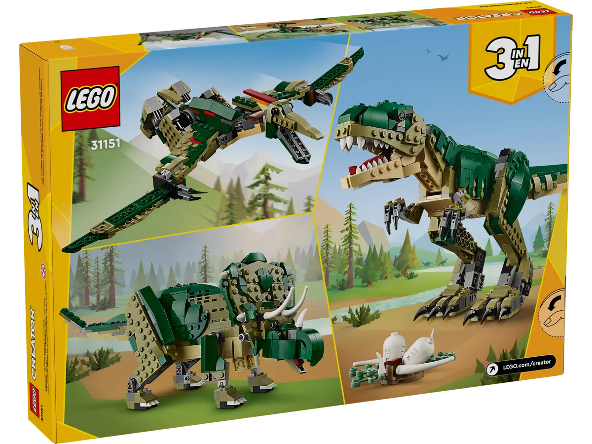 DISPONIBILE DA GIUGNO 2024 - 31151 LEGO Creator - T. rex
