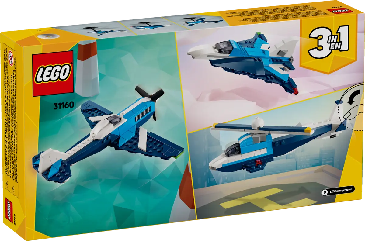 31160 LEGO Creator - Velivolo: aereo da competizione