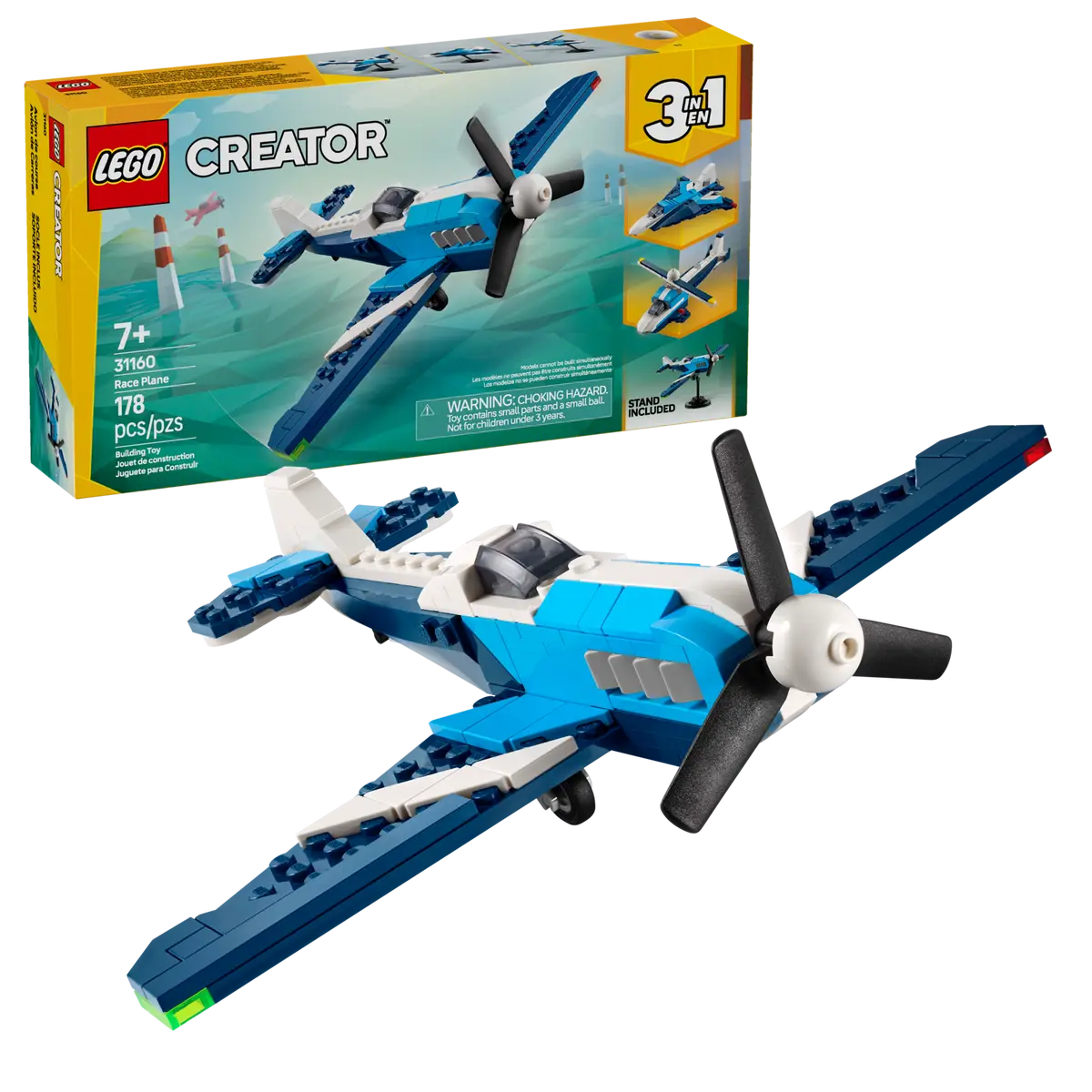 31160 LEGO Creator - Velivolo: aereo da competizione