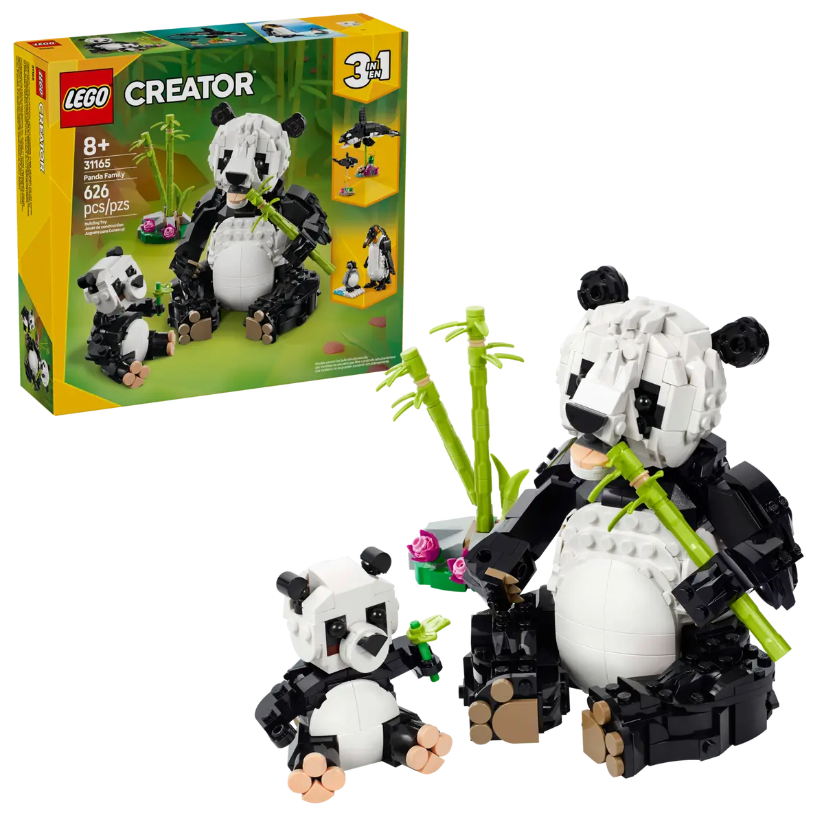 31165 LEGO Creator - Animali selvatici: famiglia di panda