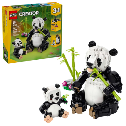 31165 LEGO Creator - Animali selvatici: famiglia di panda