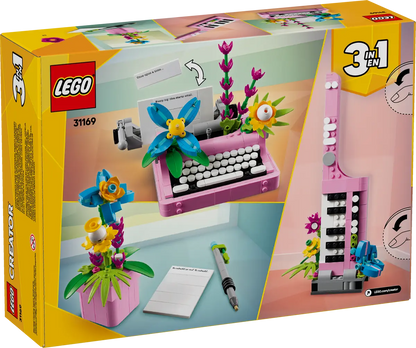 31169 LEGO Creator - Macchina da scrivere con fiori