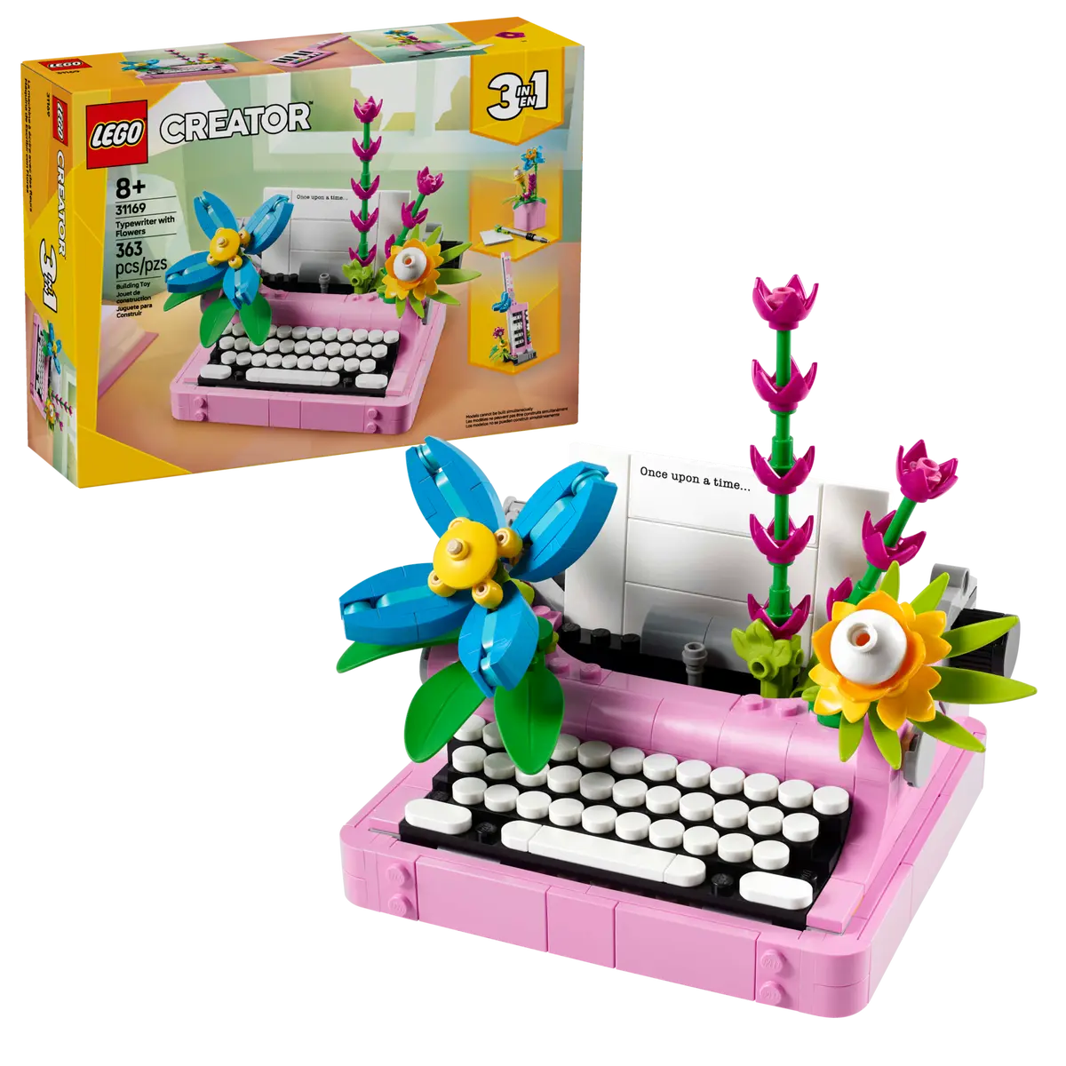 31169 LEGO Creator - Macchina da scrivere con fiori