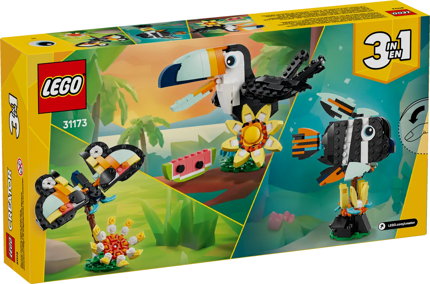 31173 LEGO Creator - Animali selvatici: tucano tropicale