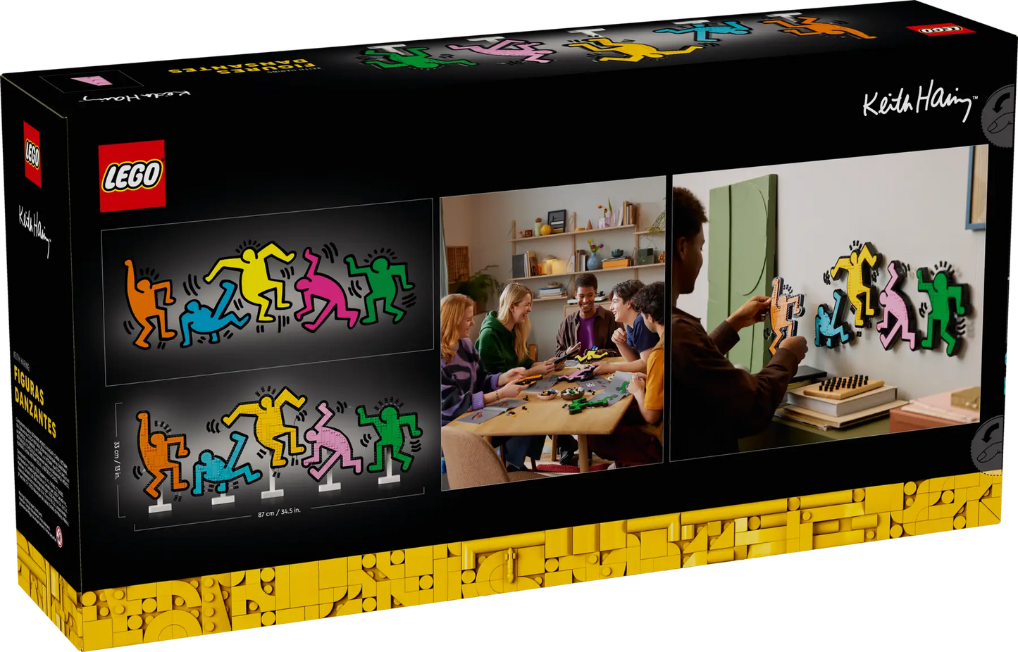 DISPONIBILE DA MAGGIO 2025 - 31216 LEGO Art - Keith Haring – Figure danzanti