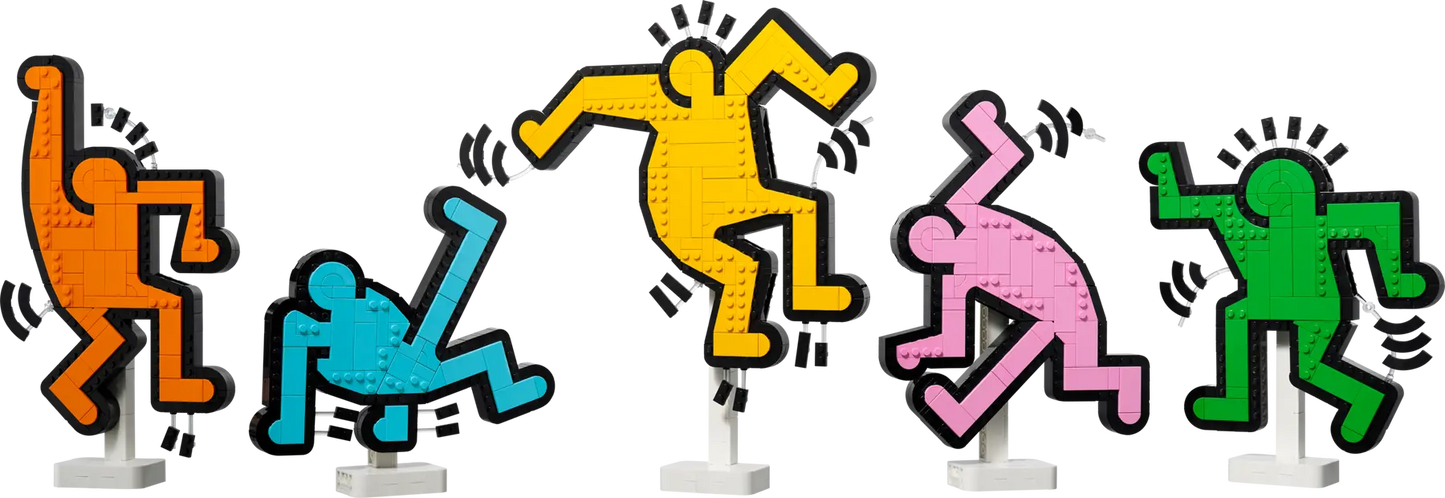 DISPONIBILE DA MAGGIO 2025 - 31216 LEGO Art - Keith Haring – Figure danzanti