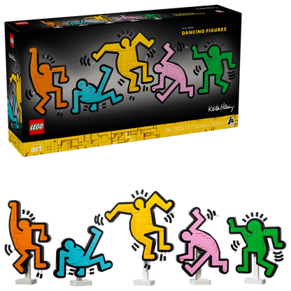 DISPONIBILE DA MAGGIO 2025 - 31216 LEGO Art - Keith Haring – Figure danzanti
