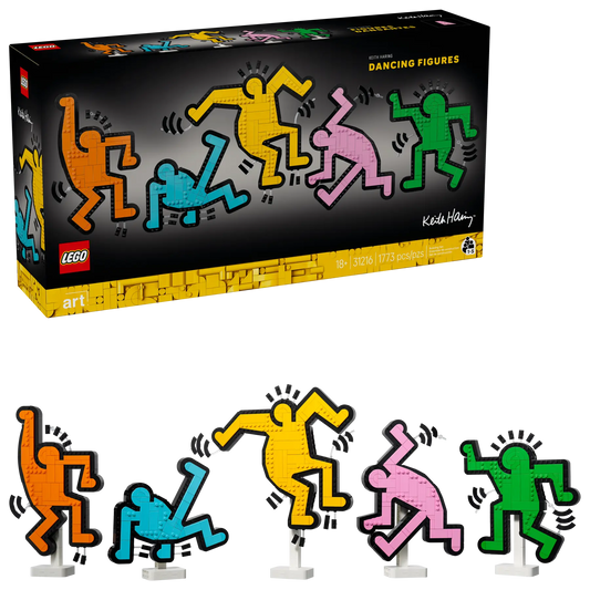 DISPONIBILE DA MAGGIO 2025 - 31216 LEGO Art - Keith Haring – Figure danzanti