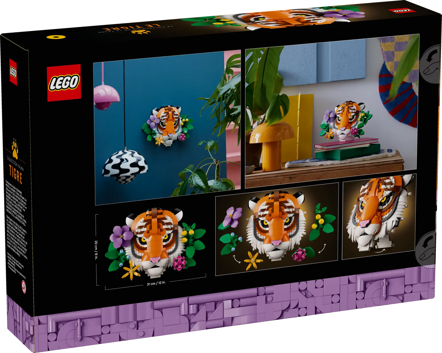DISPONIBILE DA GIUGNO 2025 - 31217 LEGO Art - Collezione animali – Tigre