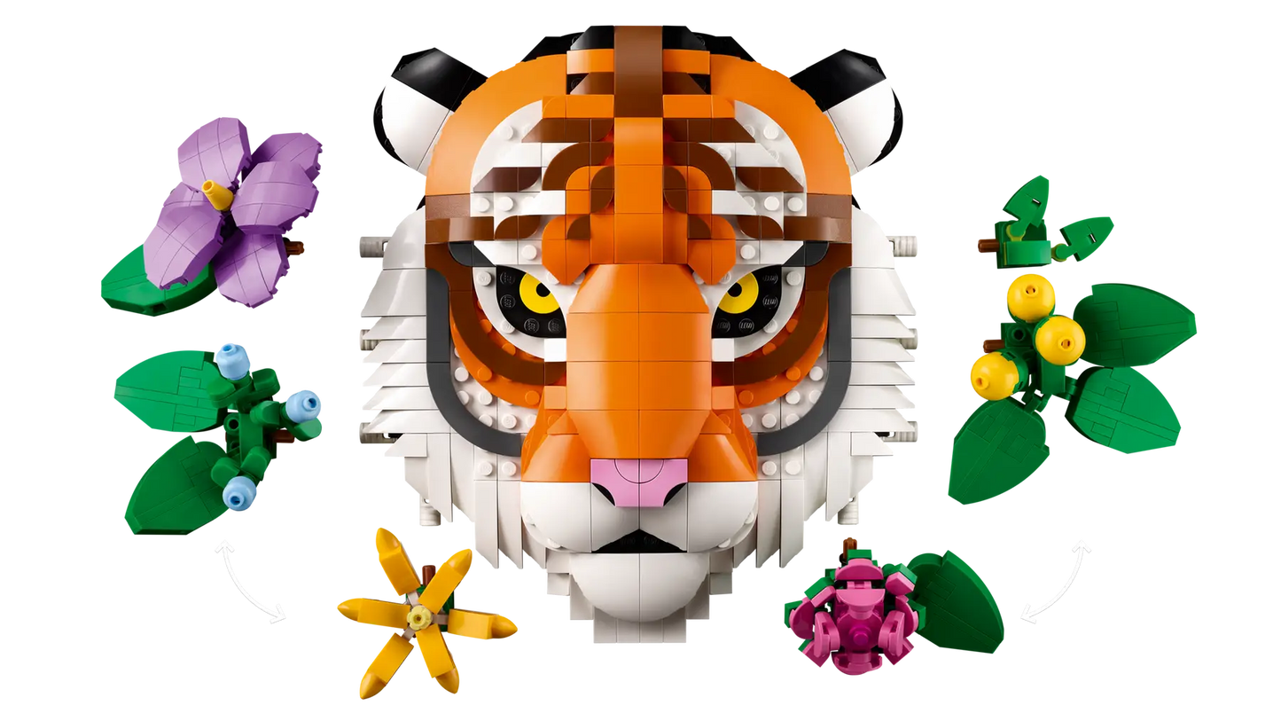 DISPONIBILE DA GIUGNO 2025 - 31217 LEGO Art - Collezione animali – Tigre