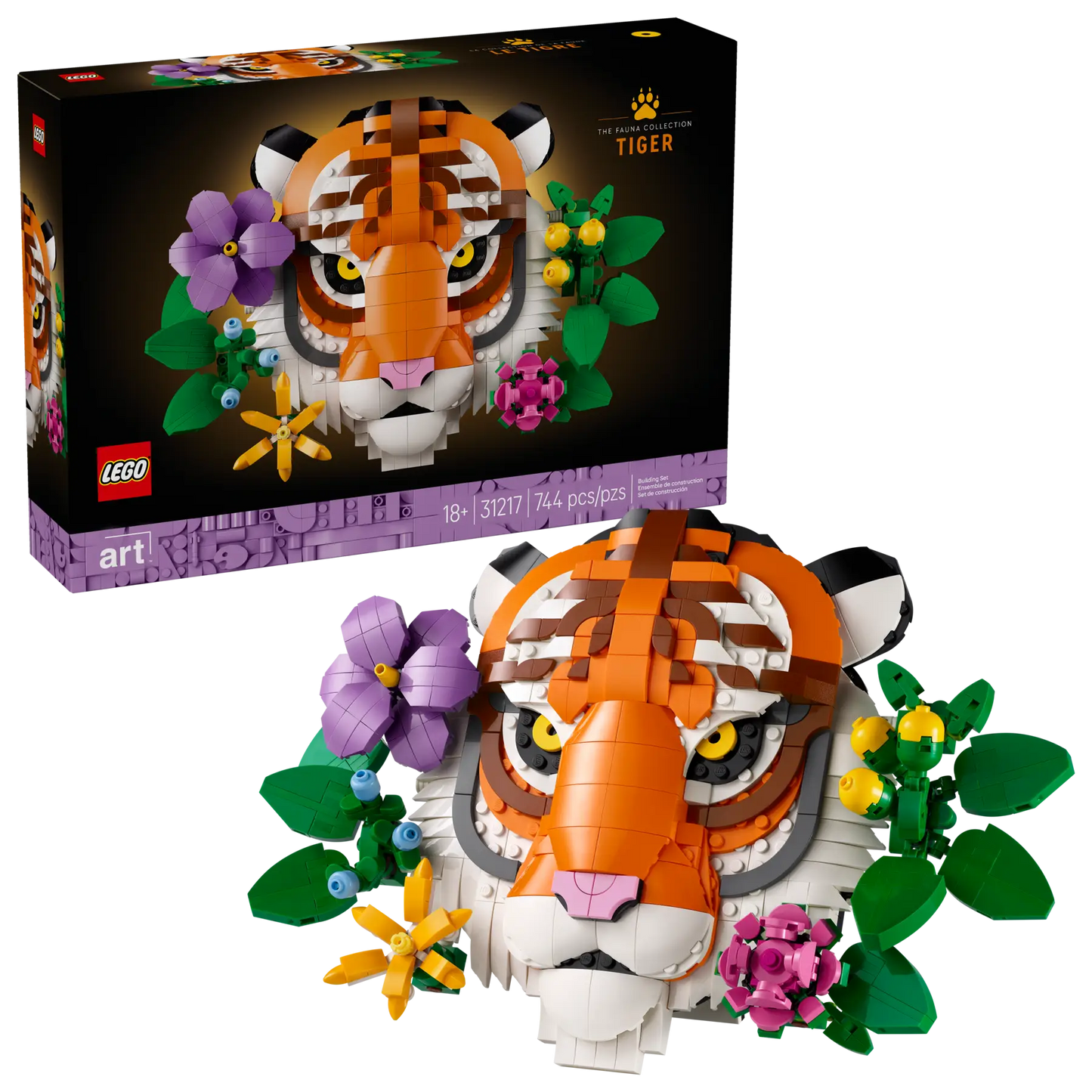DISPONIBILE DA GIUGNO 2025 - 31217 LEGO Art - Collezione animali – Tigre