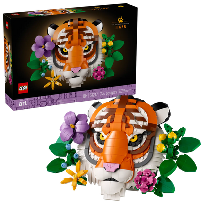DISPONIBILE DA GIUGNO 2025 - 31217 LEGO Art - Collezione animali – Tigre