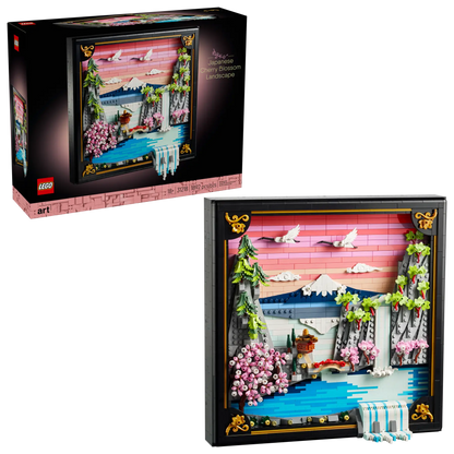 DISPONIBILE DA GENNAIO 2026 - 31218 LEGO Art - Paesaggio giapponese con ciliegi fioriti