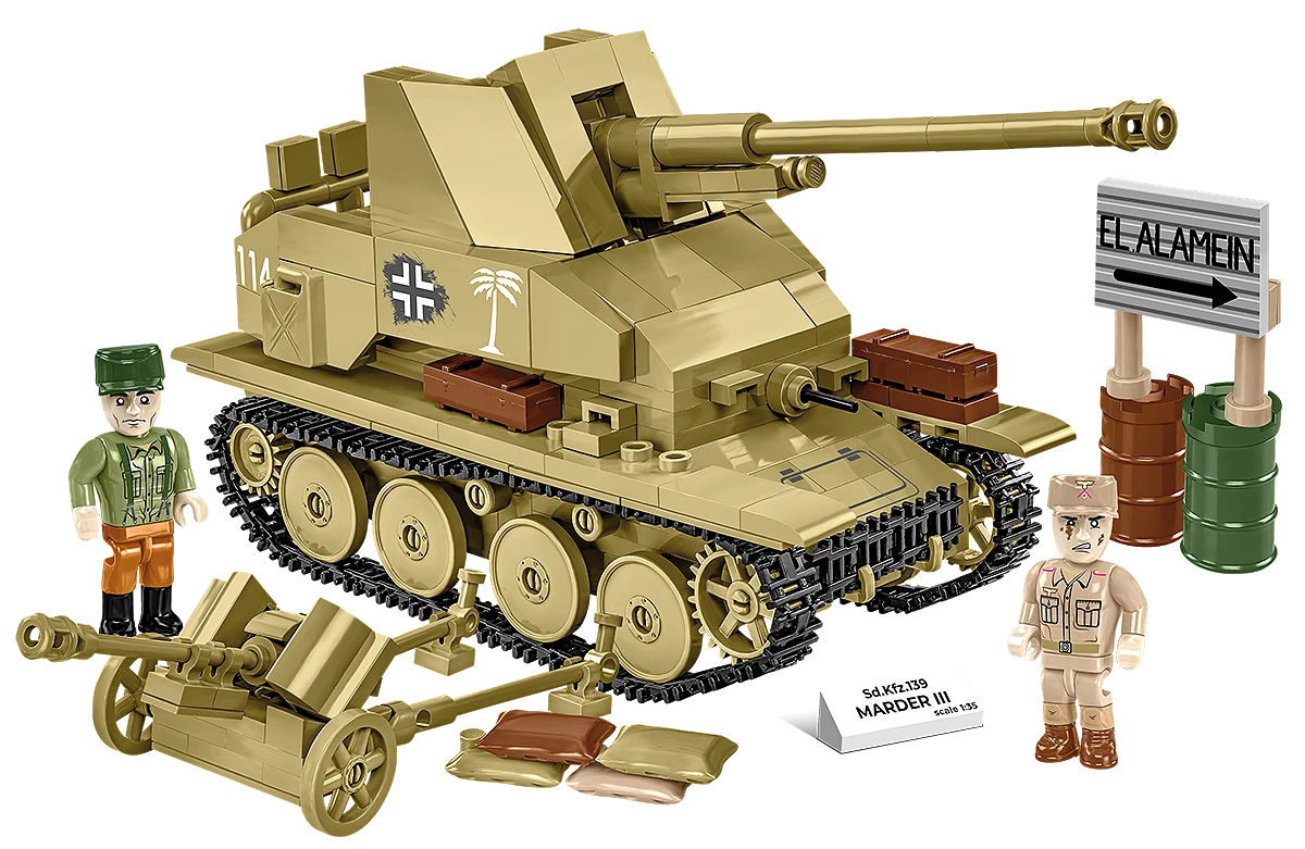 3131 COBI Historical Collection - World War II - Sd.Kfz.139 Marder III