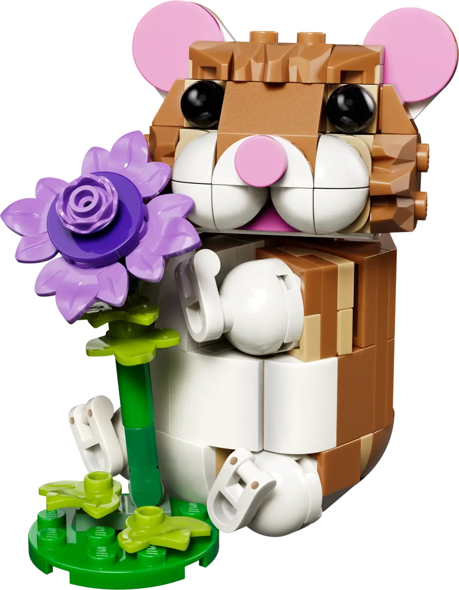 31376 LEGO Creator - Simpatico criceto con fiore