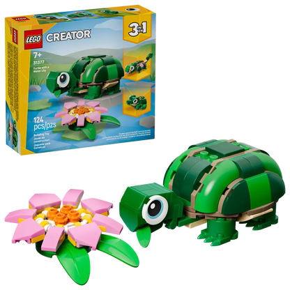 31377 LEGO Creator - Tartaruga con fiore di ninfea