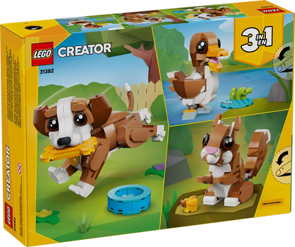 DISPONIBILE DA GENNAIO 2026 - 31382 LEGO Creator - Adorabili animali: cagnolino giocoso