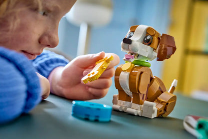 DISPONIBILE DA GENNAIO 2026 - 31382 LEGO Creator - Adorabili animali: cagnolino giocoso