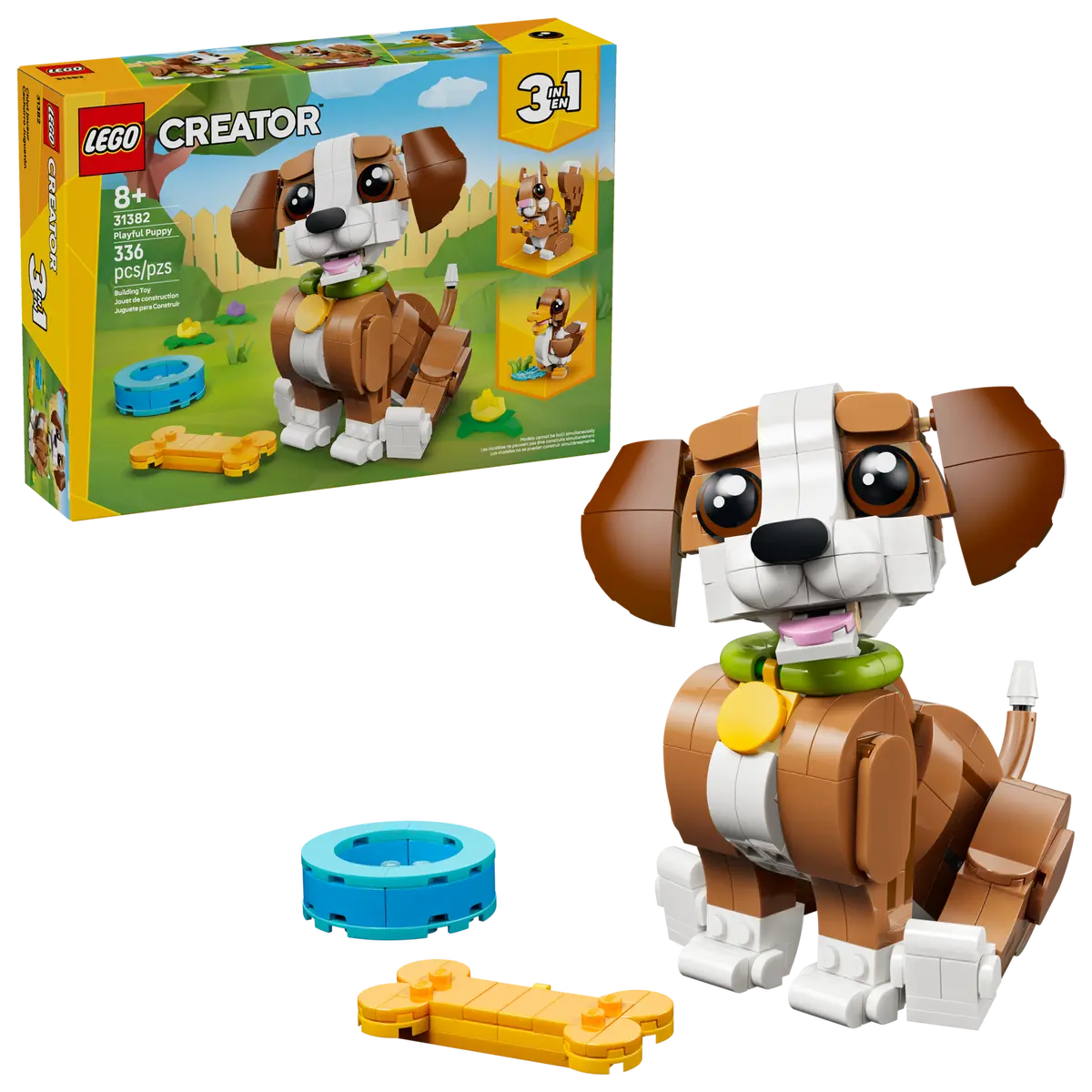 DISPONIBILE DA GENNAIO 2026 - 31382 LEGO Creator - Adorabili animali: cagnolino giocoso