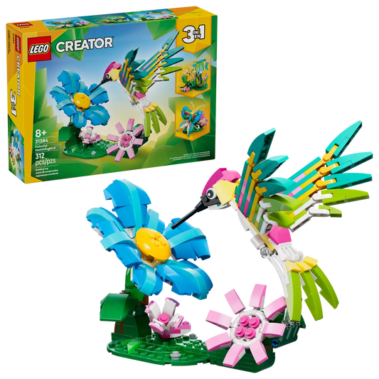 DISPONIBILE DA GENNAIO 2026 - 31384 LEGO Creator - Animali selvatici: colibrì variopinto