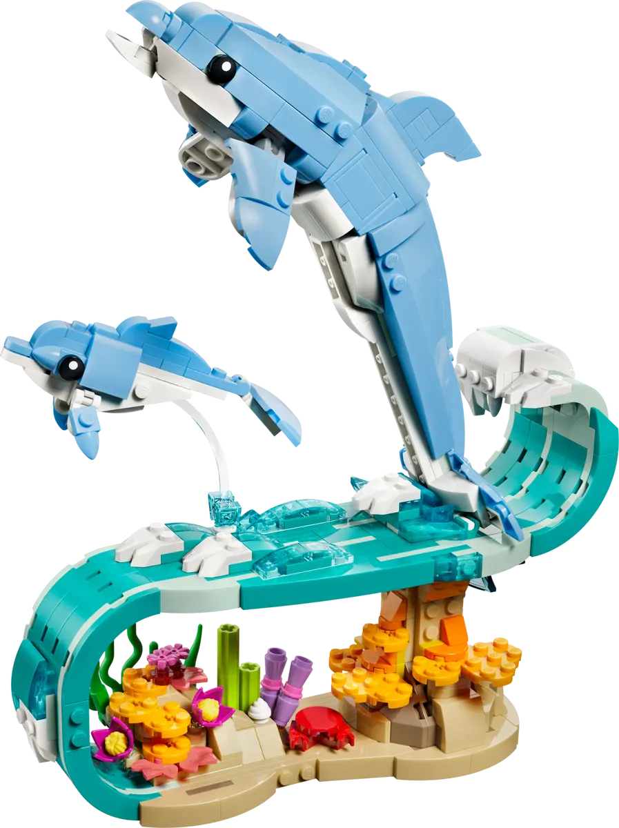 31385 LEGO Creator - Animali marini: meravigliosi delfini