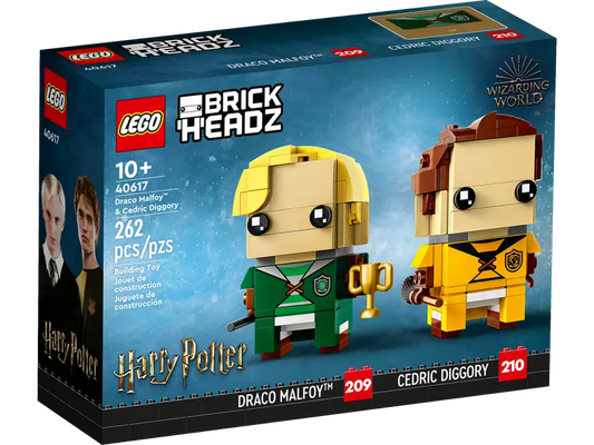 40617 LEGO Brickheadz - Draco Malfoy™ e Cedric Diggory