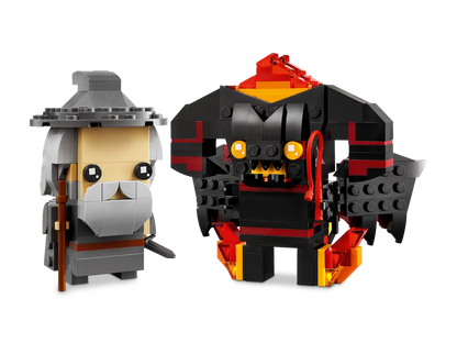 40631 LEGO Brickheadz - Gandalf il Grigio e Balrog™