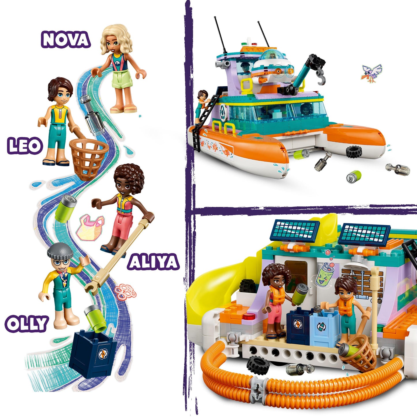 41734 LEGO Friends - Catamarano di salvataggio