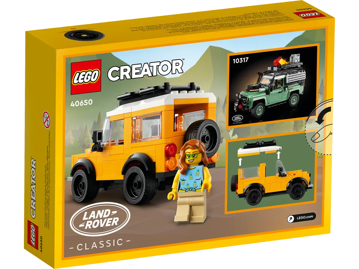40650 LEGO Creator Land Rover Defender classica