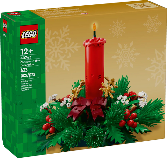 DISPONIBILE DA OTTOBRE 2025 - 40743 LEGO Stagionali - Decorazione da tavolo natalizia