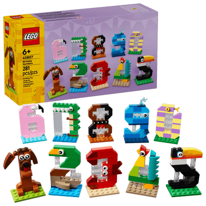 DISPONIBILE DA GIUGNO - 40807 LEGO Stagionali - Numeri del compleanno