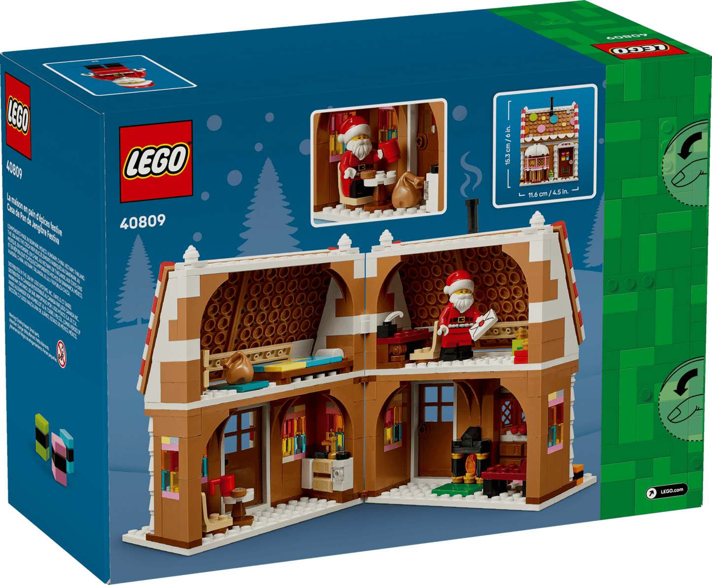 DISPONIBILE DA SETTEMBRE 2026 - 40809 LEGO Stagionali - Casa di pan di zenzero festiva
