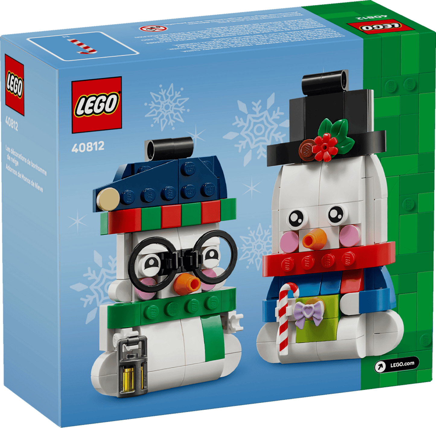 DISPONIBILE DA SETTEMBRE 2026 - 40812 LEGO Stagionali - Pupazzi di neve ornamentali